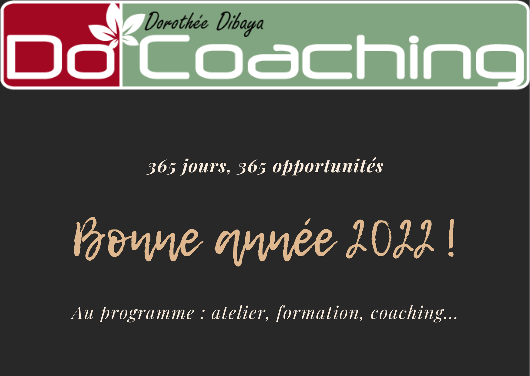 CARTE DE VOEUX - Do Coaching 2022